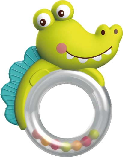 Crocodile rattle and teether