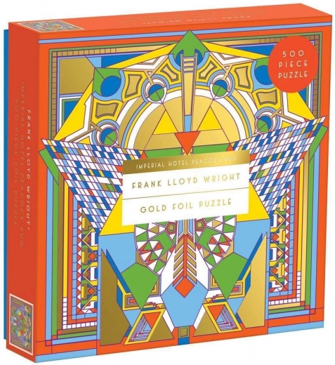 Metallic Puzzle Frank Lloyd Wright – Hotel Imperial 500 Pieces