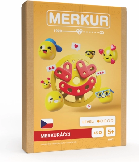 Merkur Mini Merkuračci – construction set, 45 pieces