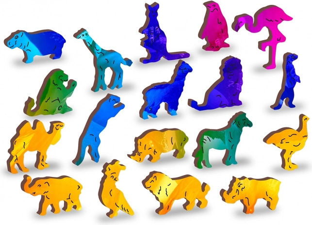 Pieces with original shapes