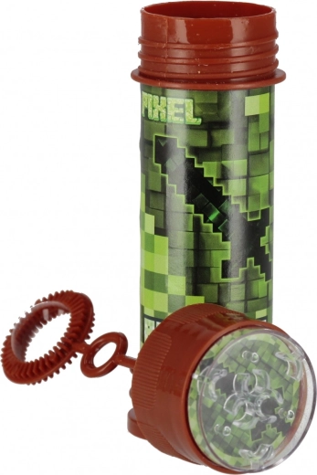 Practical pack with integrated bubble wand