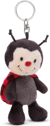 Nici plush keychain ladybug 10 cm Green