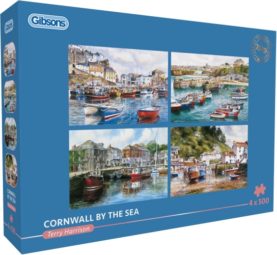 GIBSONS puzzle Cornwall by the Sea – 4×500 pieces