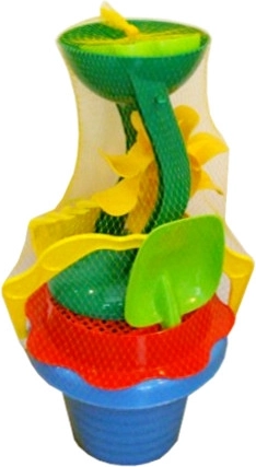 Sand set with mill, ribbed