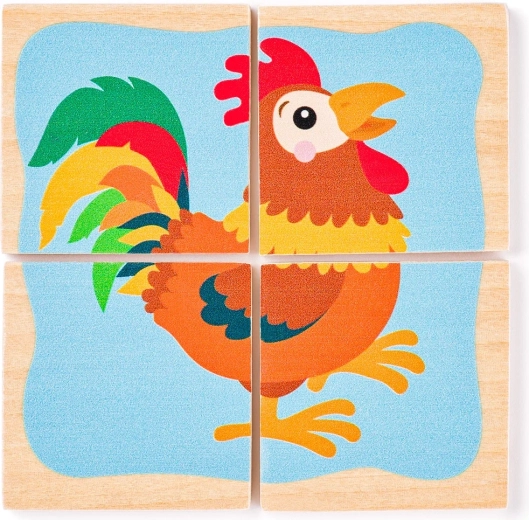 4 cute farm animal themes