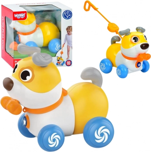 Woopie interactive puppy 2-in-1 push and pull 360° for kids