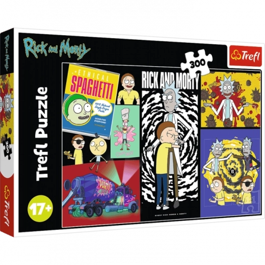 Rick and Morty Puzzle – Strange Place in the Galaxy, 300 Pieces, Trefl