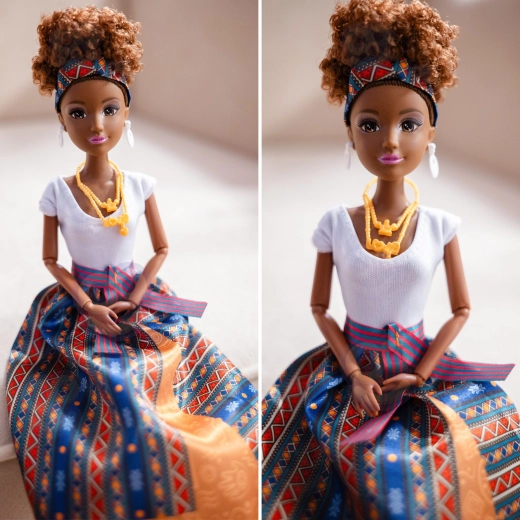 A doll for imaginative play