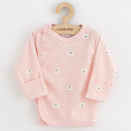Бебешка ризка New Baby Classic II с меченце, бяла, 62 (3–6 м)
