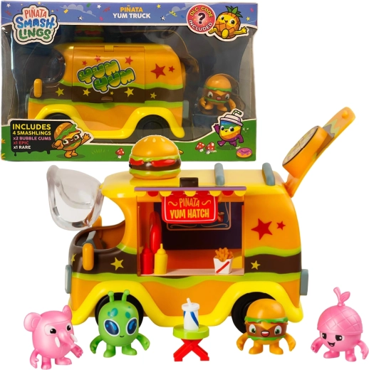Pinata Smashlings Yum Truck – food truck with 4 figures