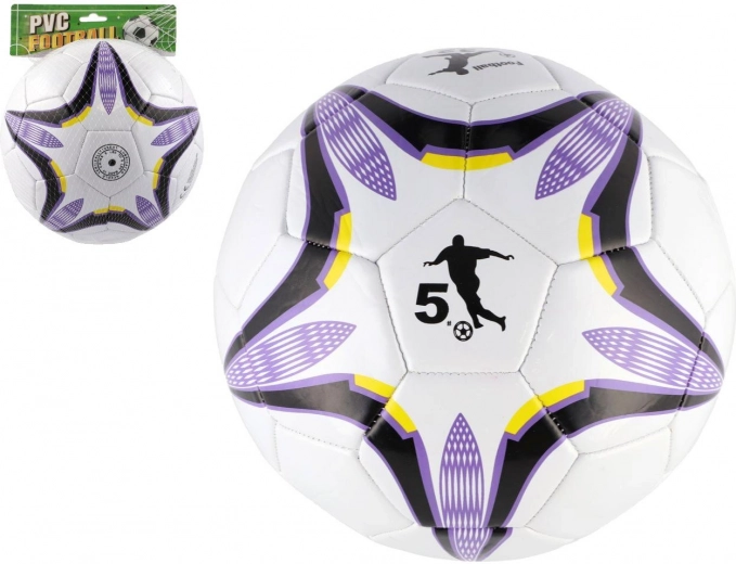 Football Ball Purple-White 23 cm
