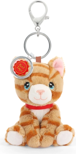 Keeleco ginger cat bag charm 12 cm