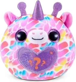 Plush toy with a sparkly heart and a unicorn horn