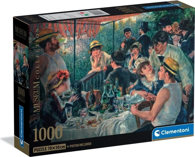 Clementoni пъзел Museum Collection: Закуска на гребците 1000 части
