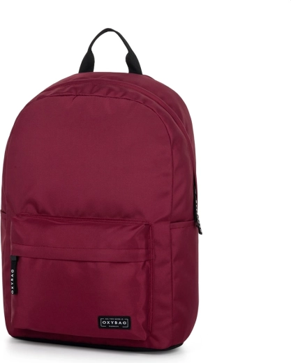 OXY Runner student backpack, wine red, 21 l
