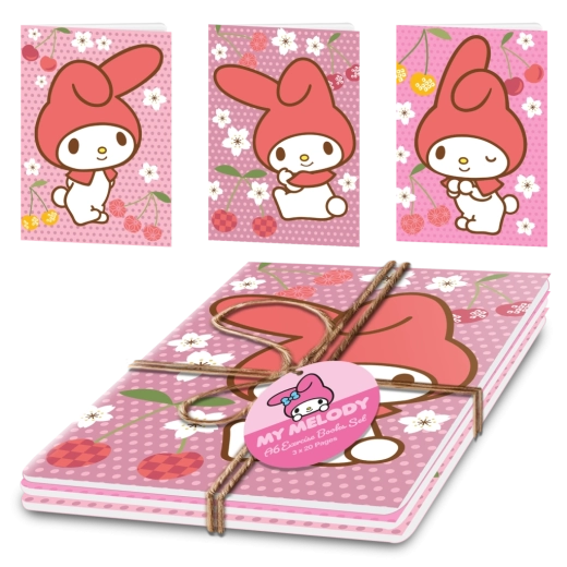 My Melody A5 notebook set (3 pcs)