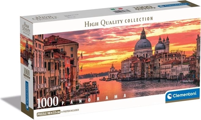 Puzzle 1000 pieces compact panorama grand canal venice