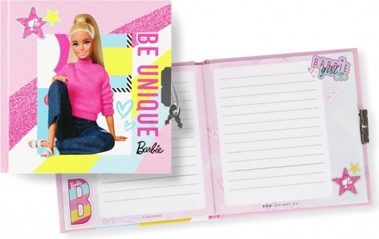 Barbie diary with lock - 1 piece