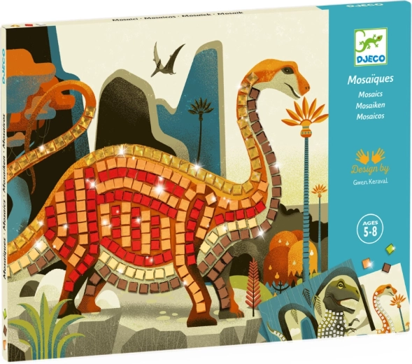 Djeco Dinosaur Mosaic Pictures
