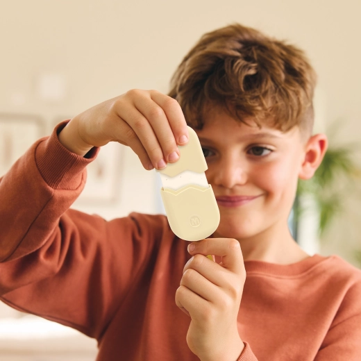 Durable plastic and child-hand size