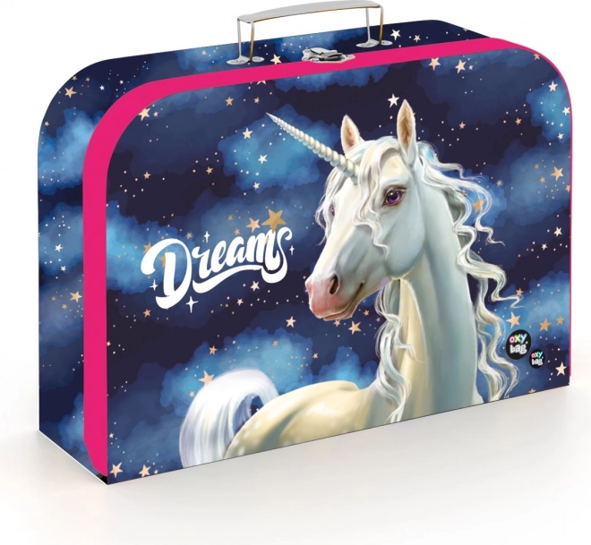 Ламинирано куфарче 34 см Unicorn