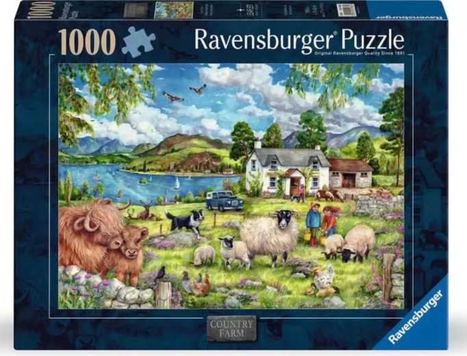 Пъзел Ravensburger Селска ферма 1000 части