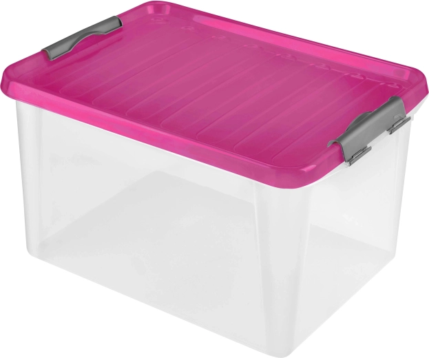 HEIDRUN Plastic Storage Box with Lid 31 l