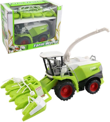 Plastic combine harvester with cutter bar 25 cm in a box - 1 piece