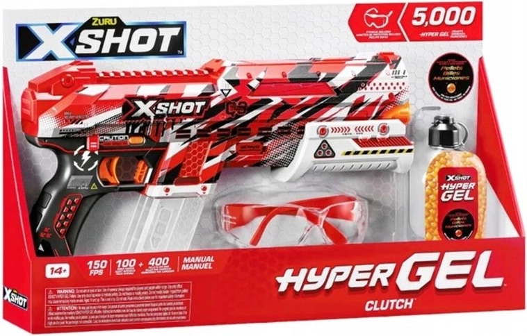 ZURU X-SHOT HyperGel pistol with 500 gel beads