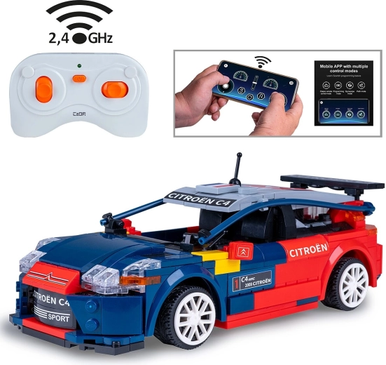 CaDA Citroën C4 WRC 2008 RC конструктор в мащаб 1:20