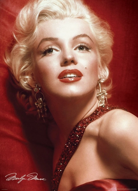 Puzzle MARILYN MONROE – Red Portrait 1000 Pieces