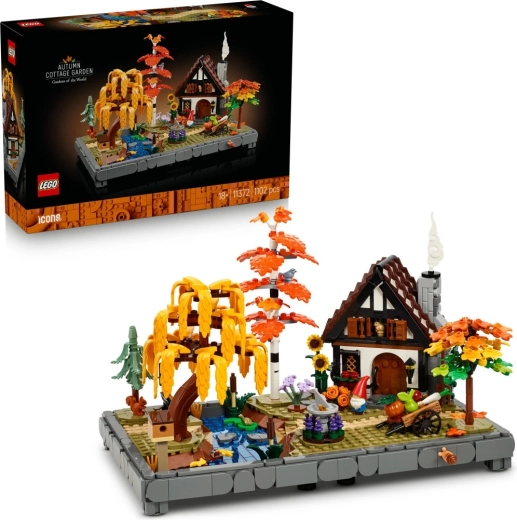LEGO Icons Хижа и есенна градина