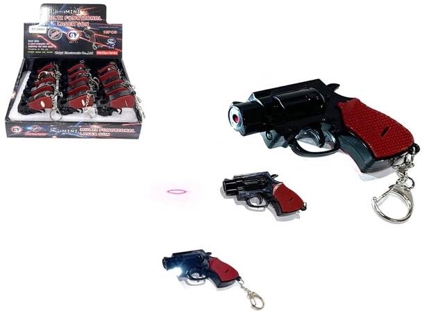 Pistol-Shaped Keychain - 1 Piece