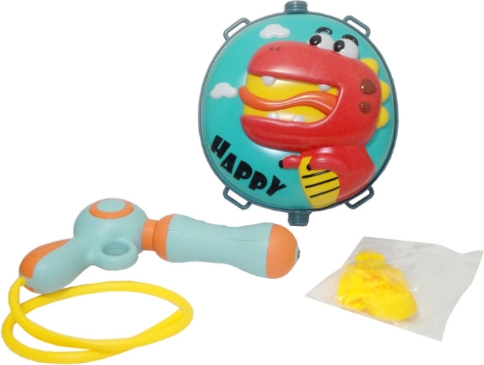 Water Gun with Backpack Reservoir featuring Dinosaur