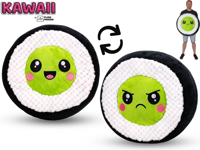 Плюшено суши авокадо 60 см Plush Friends Kawaii - 1 брой