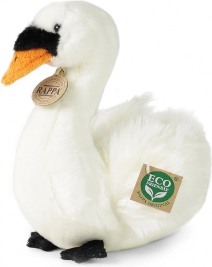 Plush Sitting Swan 23 cm eco friendly
