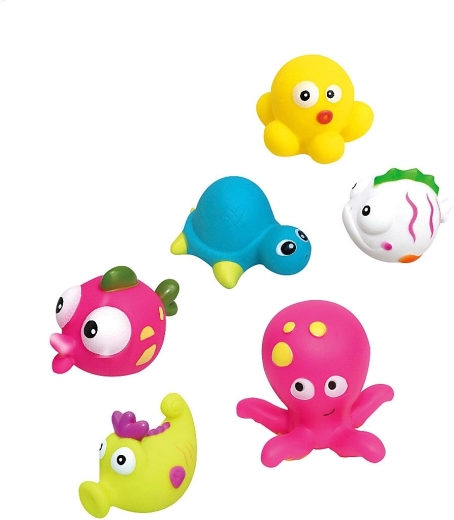 JAMARA играчки за баня морски животни, 6 бр.