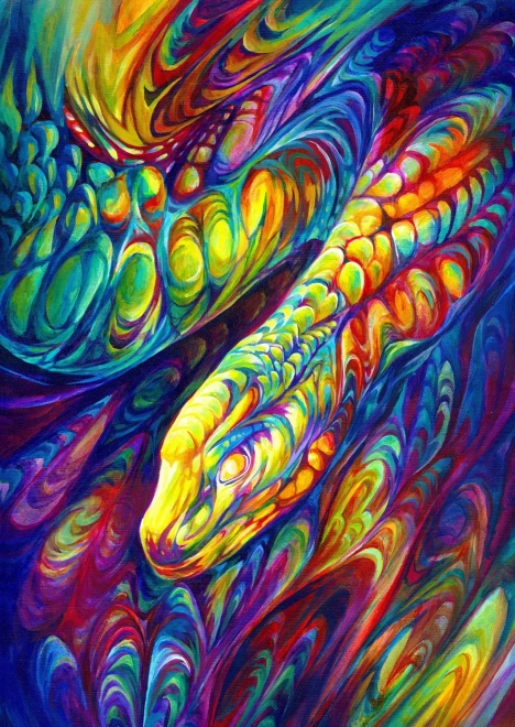 Enjoy Puzzle Rainbow Snake 1000 Pieces