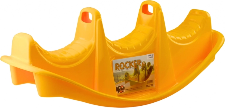 Children's Rocker Swing for Three Persons Yellow