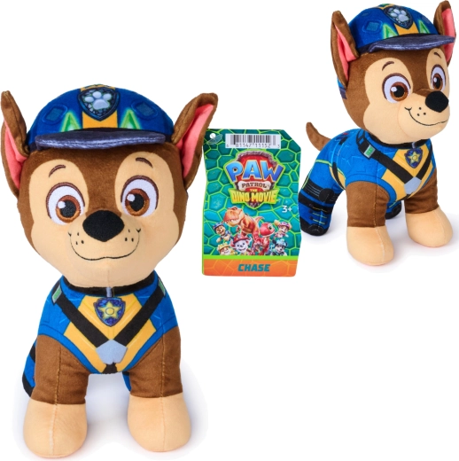 Spin Master Paw Patrol: дино приключение - плюшена играчка Chase 20 см - 1 брой