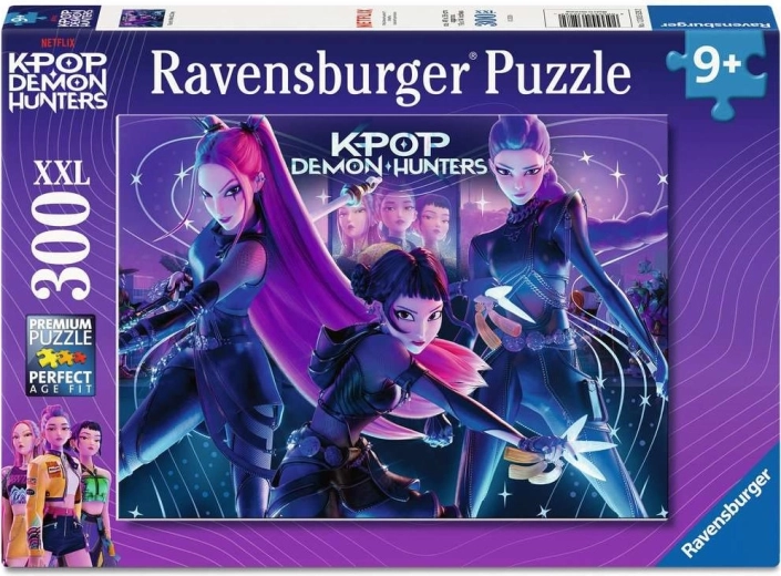 Пъзел Ravensburger K-pop: ловкини на демони – Rumi, Mira и Zoey (300 части)