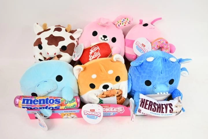 ZURU Snackles plush toy 20 cm – animal with a favorite snack (Series 2)
