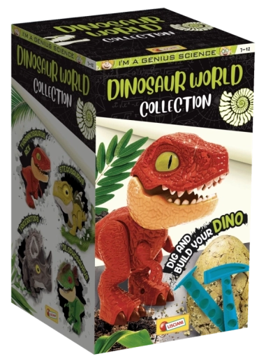 Collection of 4 buildable dinosaurs