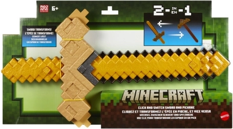 Minecraft трансформиращ се меч и кирка 2в1