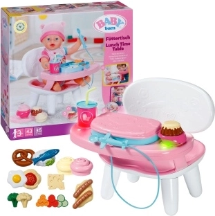 BABY born feeding chair with sounds