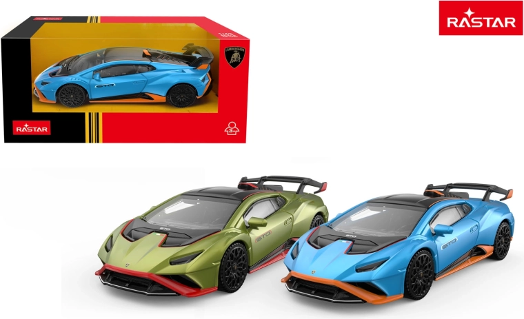 Lamborghini Huracan STO car model Rastar 1:43 green - 1 piece