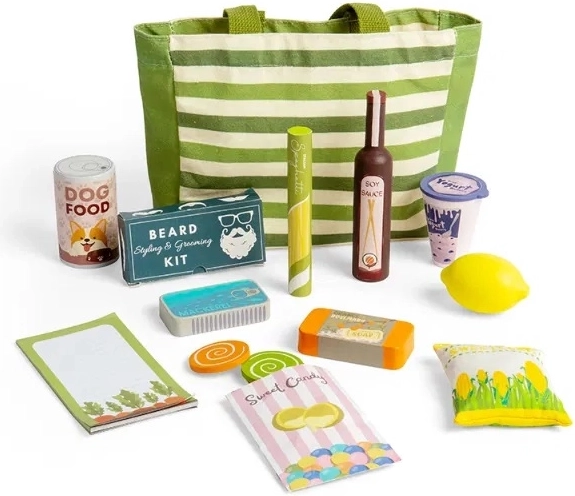 Shopping Bag with Accessories Bigjigs Toys