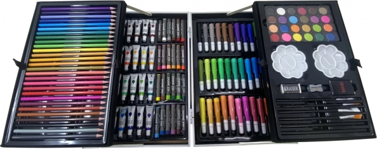 Aluminum Painter’s Case – 145-Piece Art Set