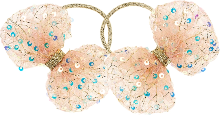 Souza! Babbe hair ties with a gold bow - 2 pieces