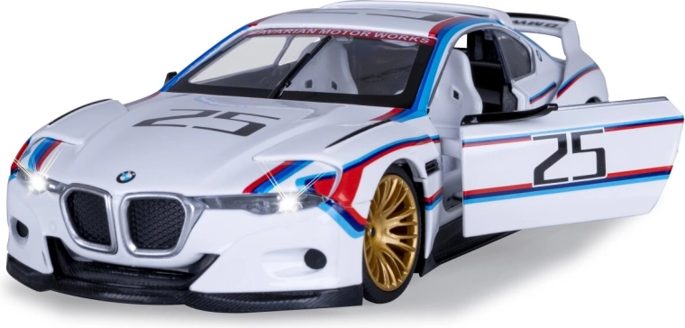 Метален модел BMW 3.0 CSL Hommage R 1:24, бял